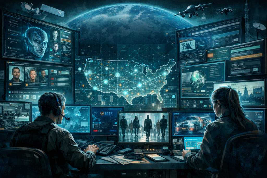 Data Broker Surveillance State surveillance network map