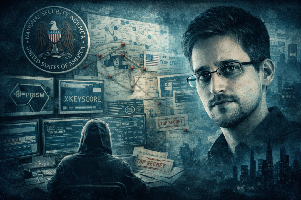 Edward Snowden — intelligence dossiers, NSA surveillance architecture, and classified program exposure