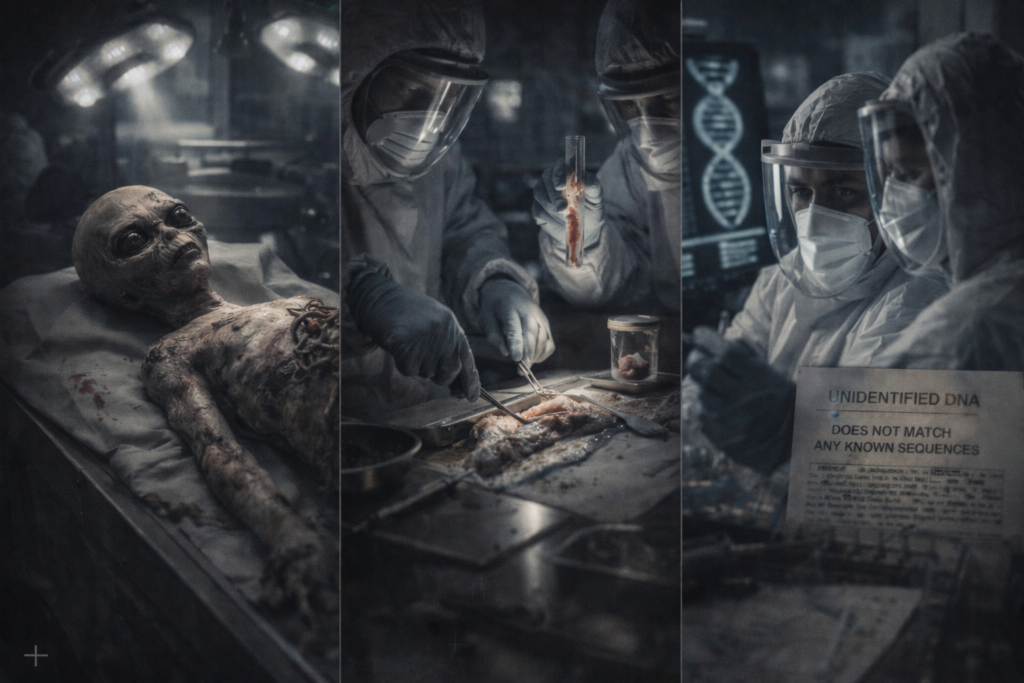 Examination Of Extraterrestrial Remains